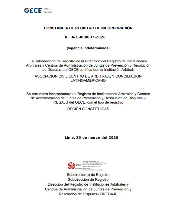 Constancia-IA-C-000037-2026 Centro de Arbitraje y Conciliación Latinoamericano